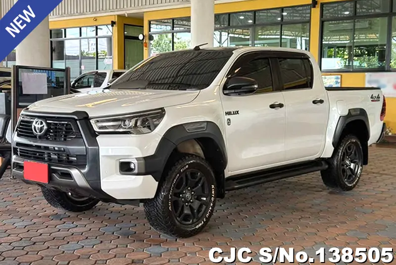 Toyota Hilux in White for Sale Image 3